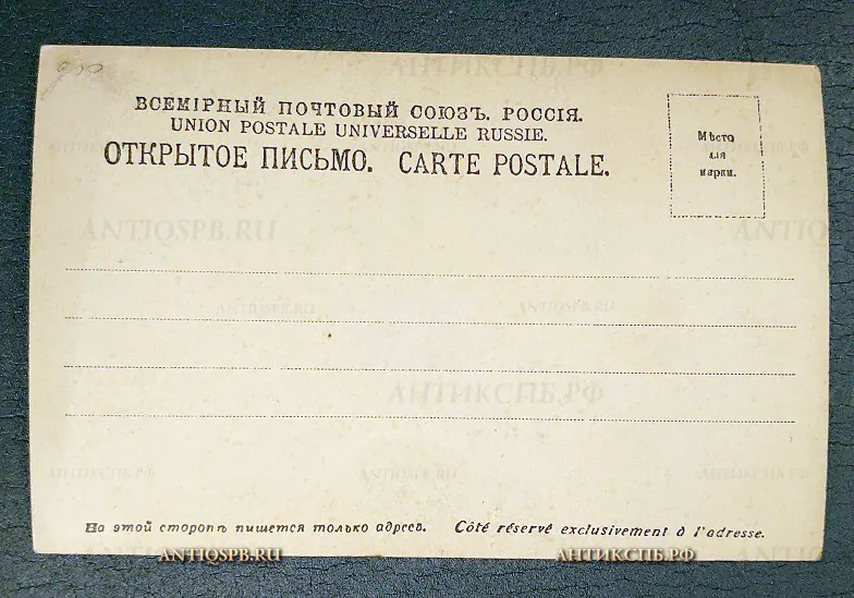 Открытка "Скиталец, Андреев, Горький, Телешев,  Шаляпин, Бунин, Чириков"  Фот К. Фишер  Россия. Нач. ХХ века  №6503